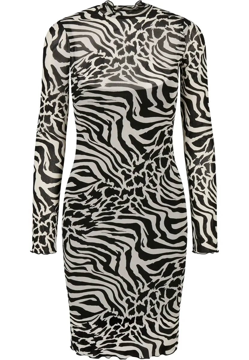 

Платье-рубашка URBAN CLASSICS " Urban Classics Women's Ladies AOP Double Layer Dress" (1 шт.), белый