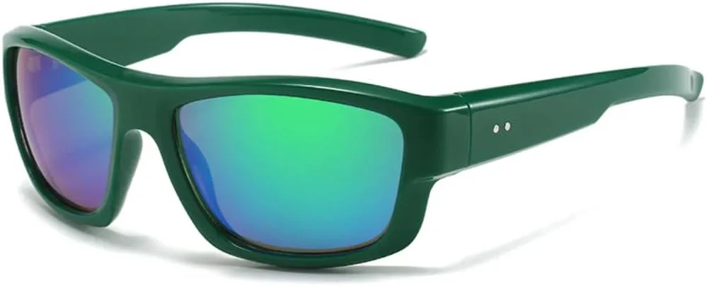 

Солнцезащитные очки с защитой UV400 | Маленькая оправа, линзы конфетного цвета | Для женщин и мужчин, для занятий спортом на открытом воздухе и вождения DSVIGF, 02