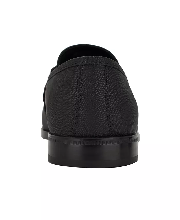 Мужские классические лоферы Hollas Square Toe Slip-On GUESS, черный — фото 4