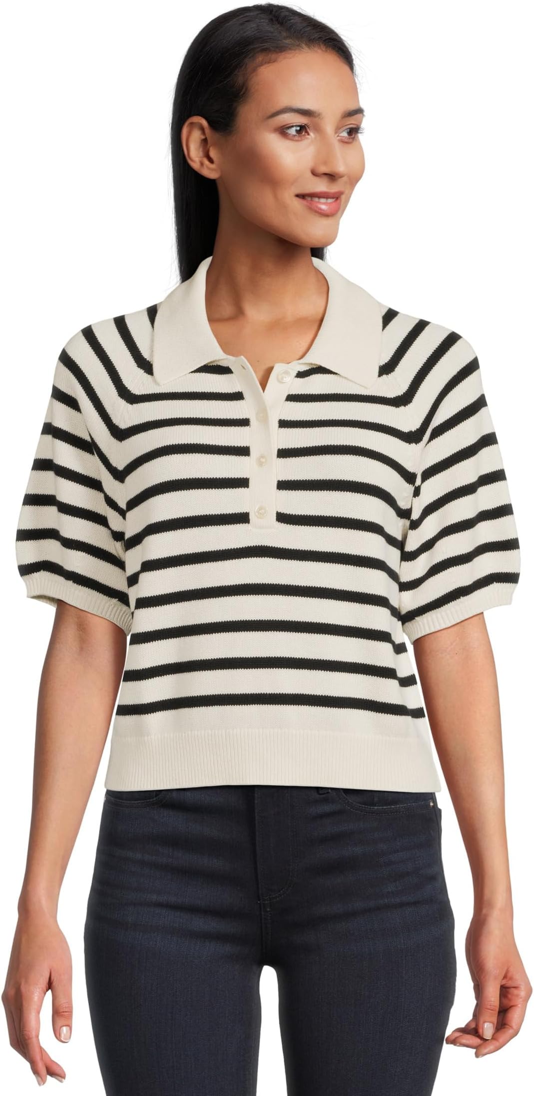 

Топ Paige Birch Top, цвет Antique White/Black
