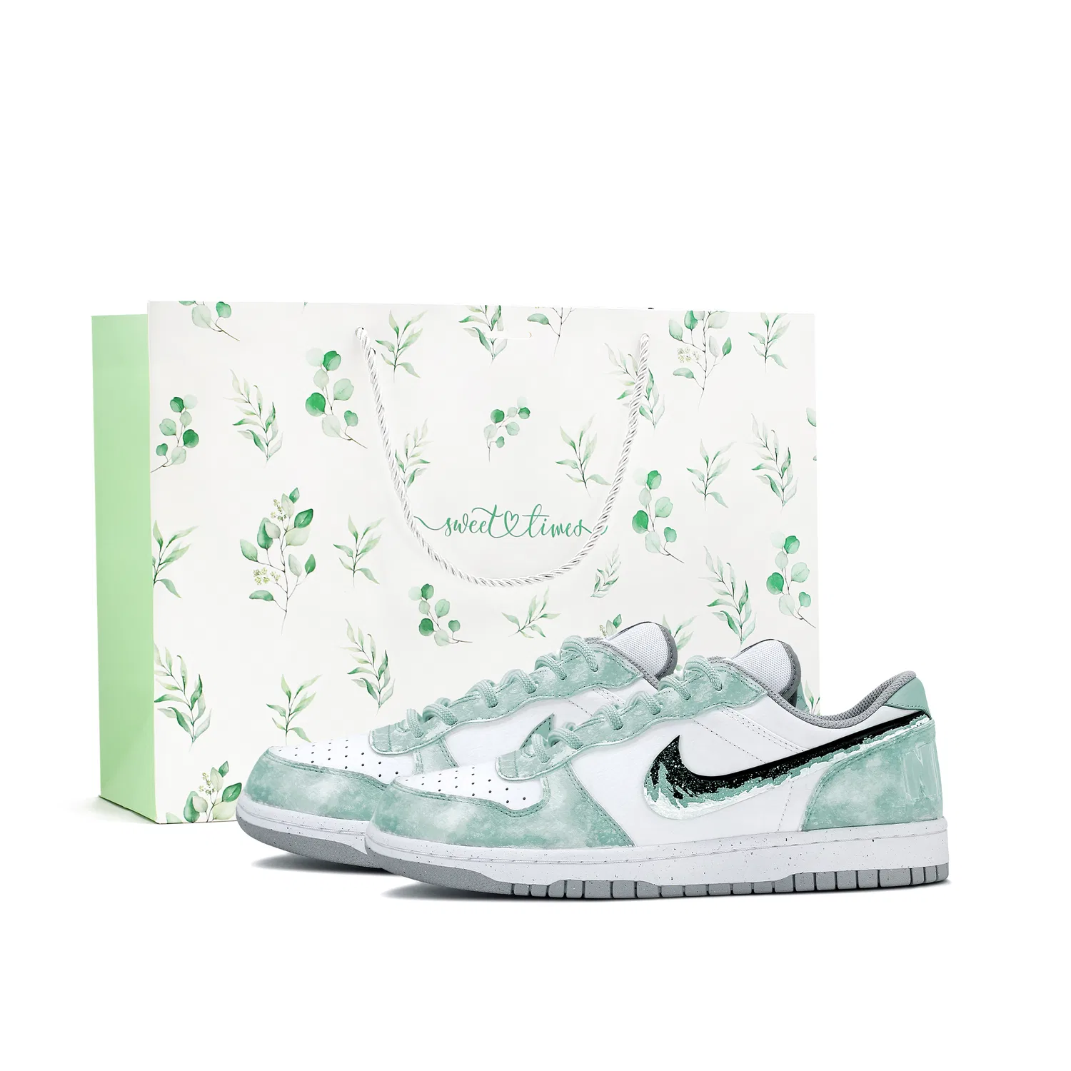 Кеды Nike Big Low Leather Mint Green