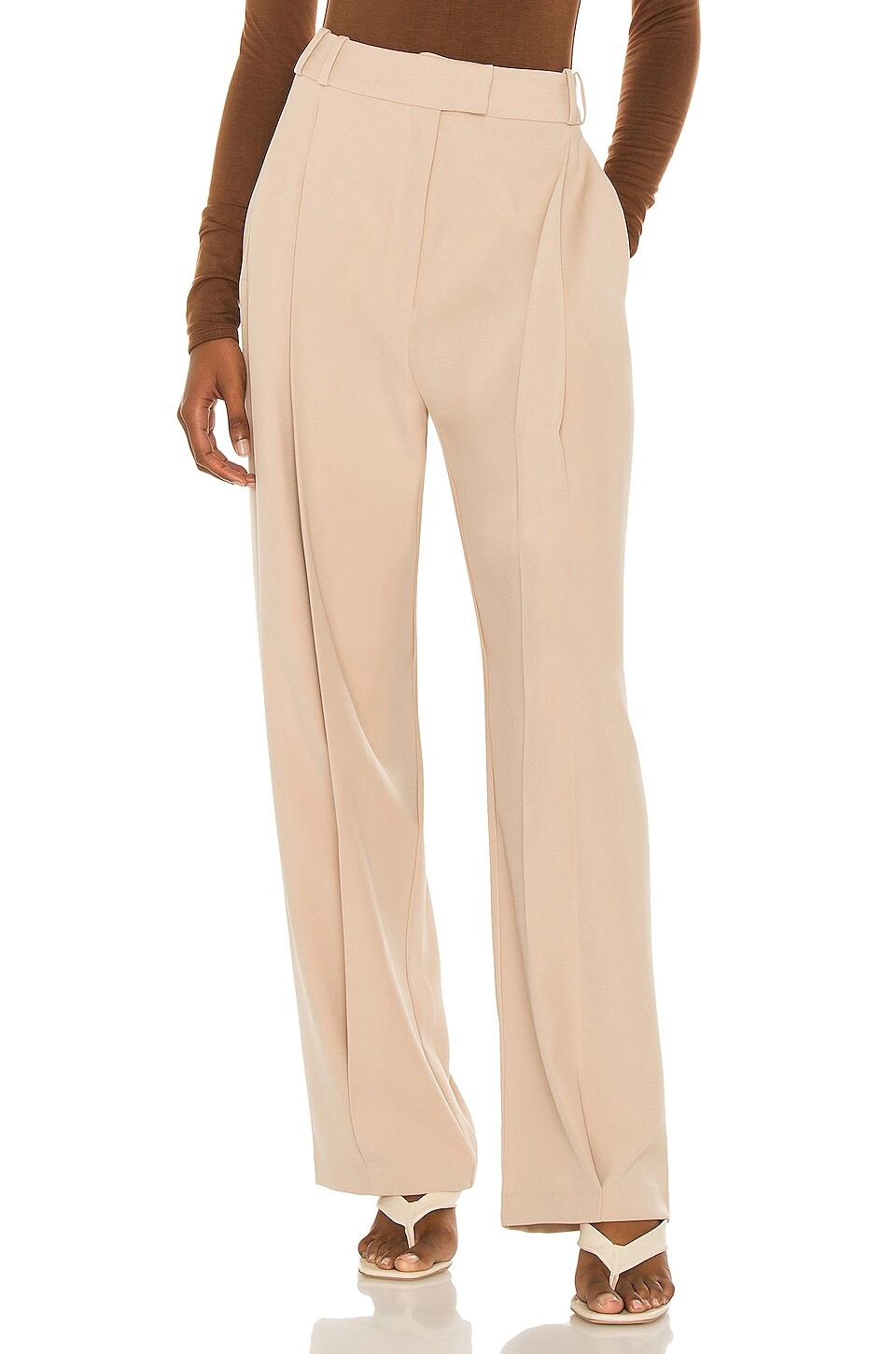

Брюки RE ONA Suit Trousers, песочный, Бежевый, Брюки RE ONA Suit Trousers, песочный