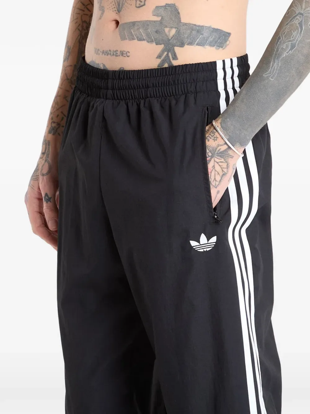 Брюки Firebird WVN Adidas, черный — фото 4