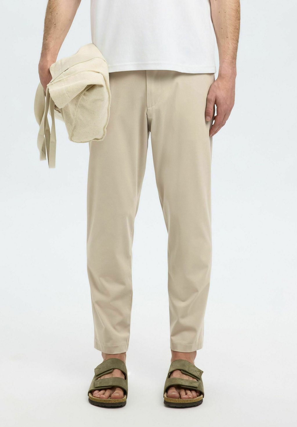 

Брюки TAPERED Selected Homme, бежевый