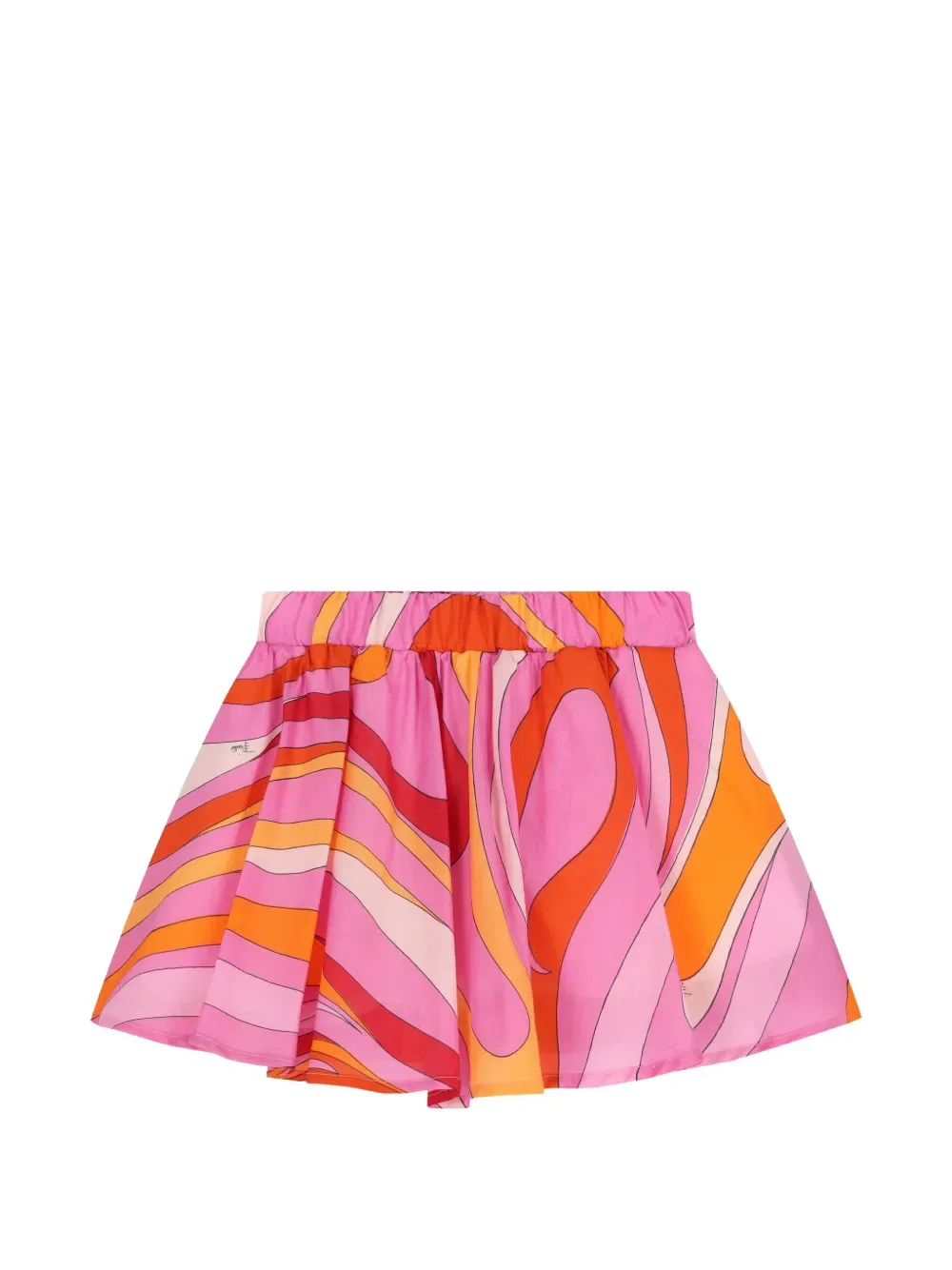 Юбка с принтом Pucci Junior, розовый