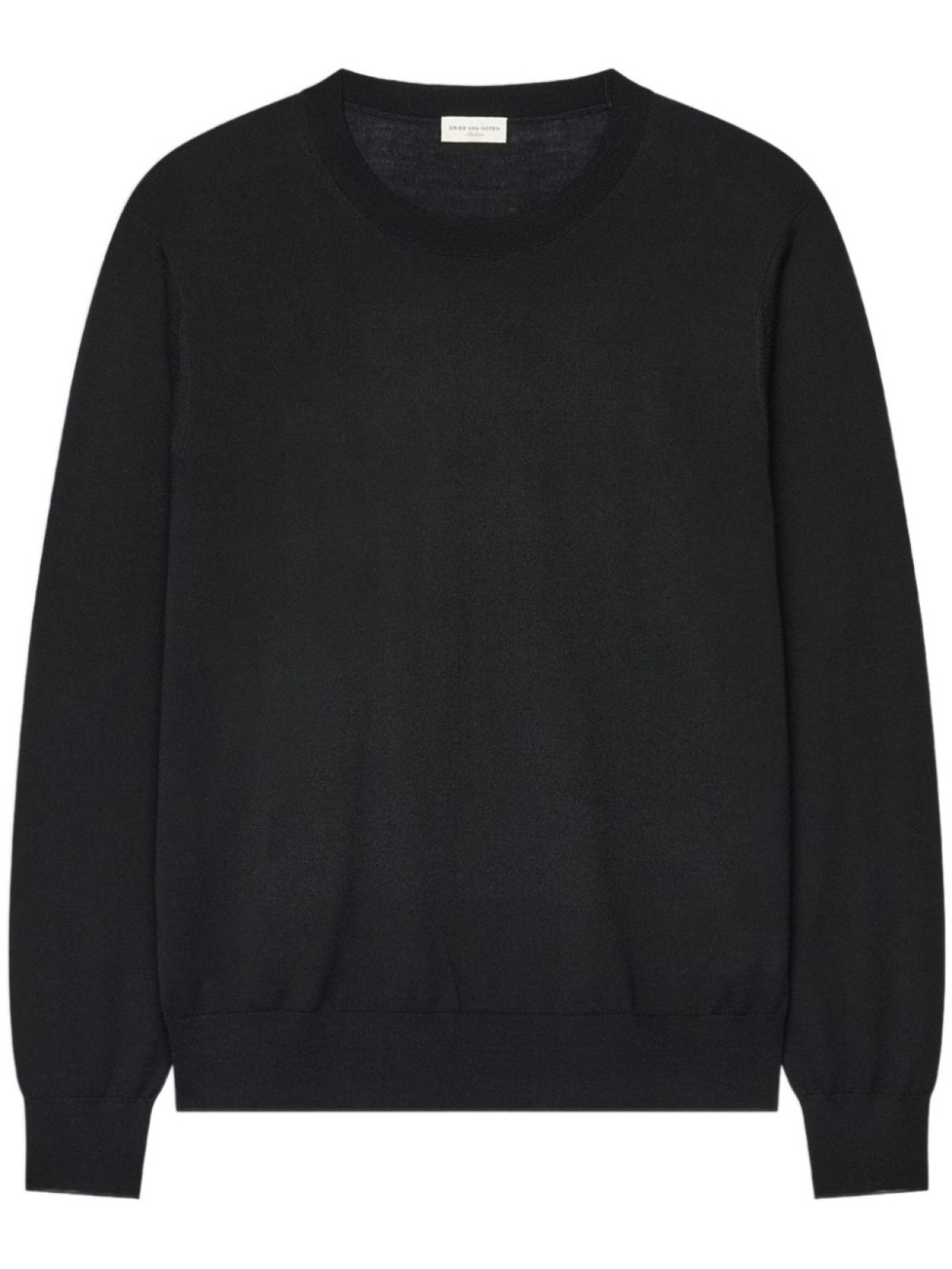 

DRIES VAN NOTEN свитер из шерсти мериноса, черный
