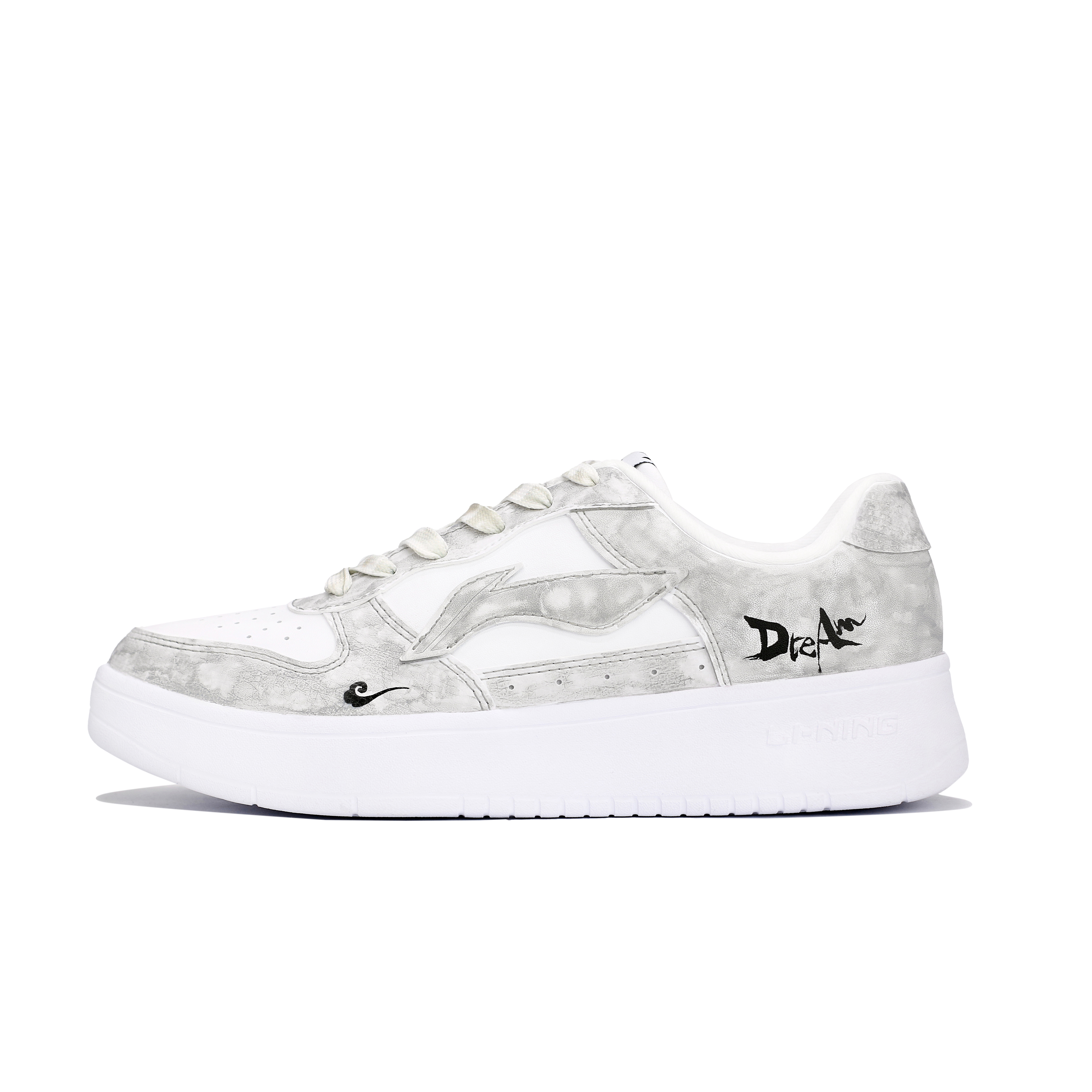 

LINING Кроссовки Pontoon Boats Skateboard Shoes Men's Low top White