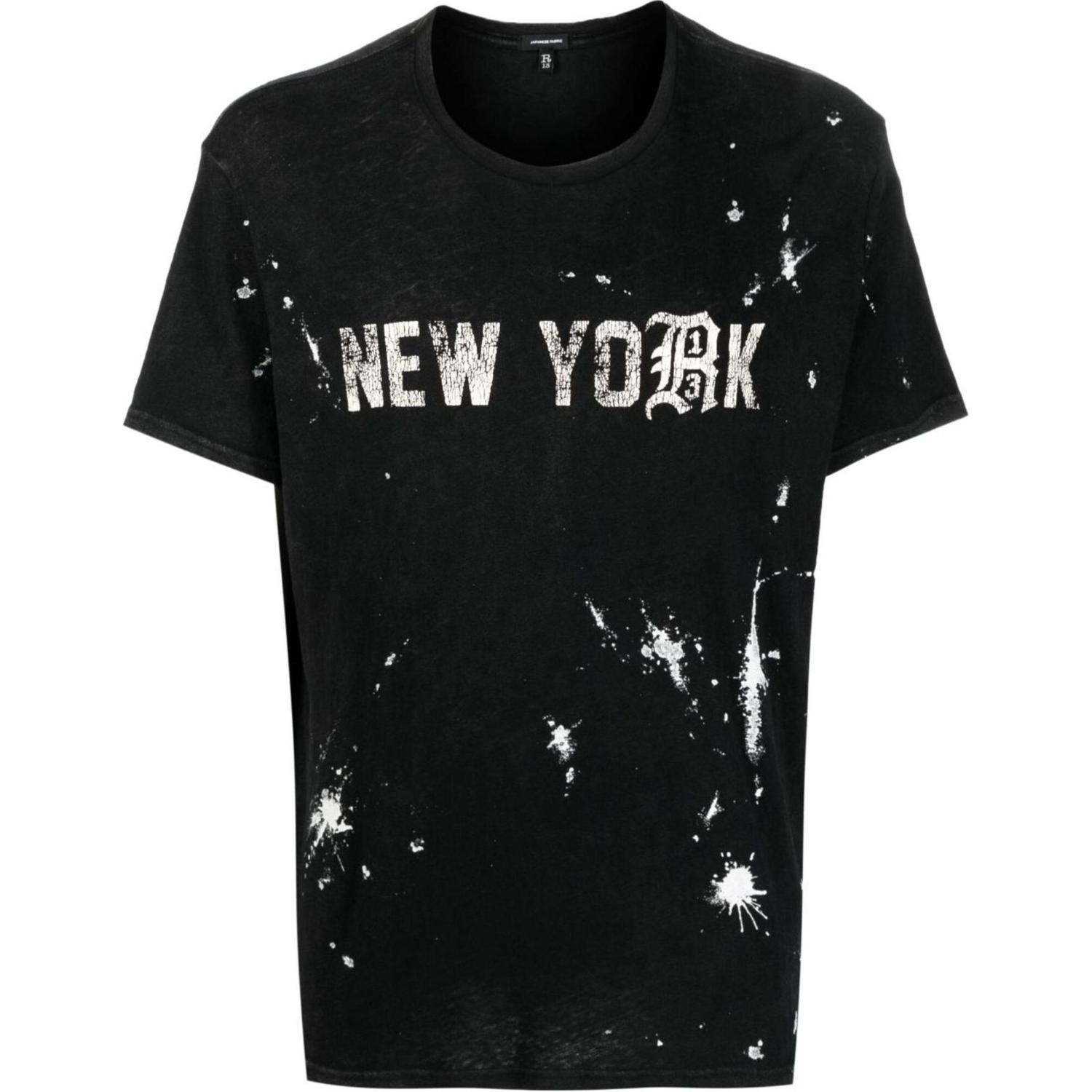 

Футболка мужская черная R13