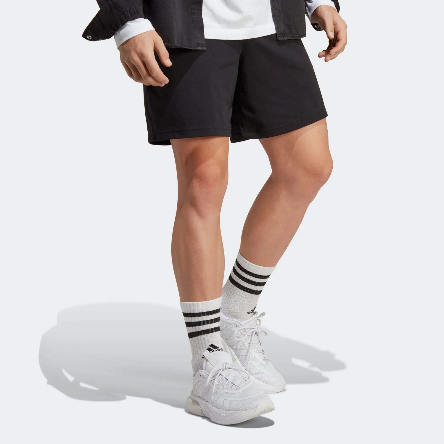 Мужские повседневные шорты Adidas, черный — фото 3