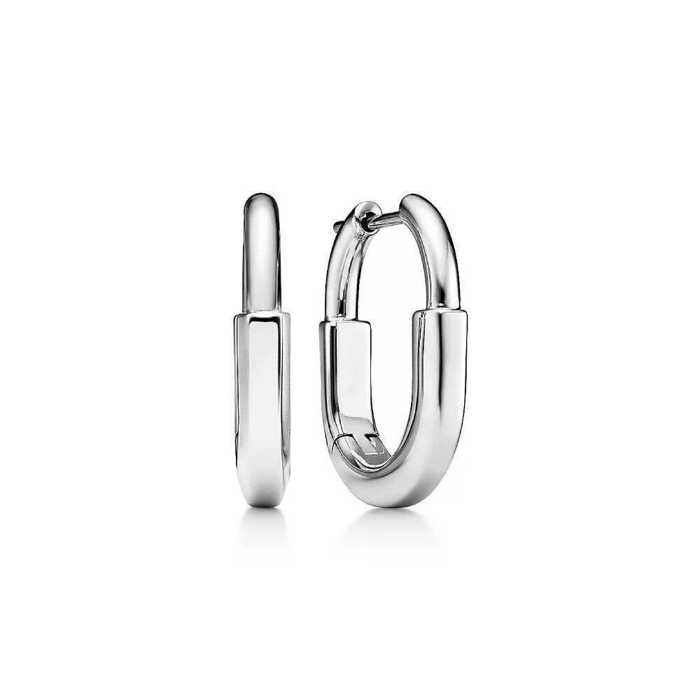 

Серьги Tiffany & Co. Small, белое золото