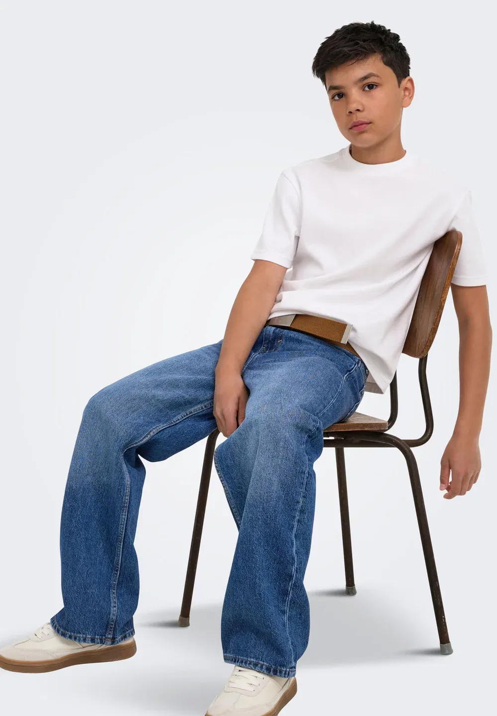 Osjremi Wide db 8782 azg dnm noos - джинсы свободного кроя Only & Sons Junior, Dark Blue Denim — фото 4