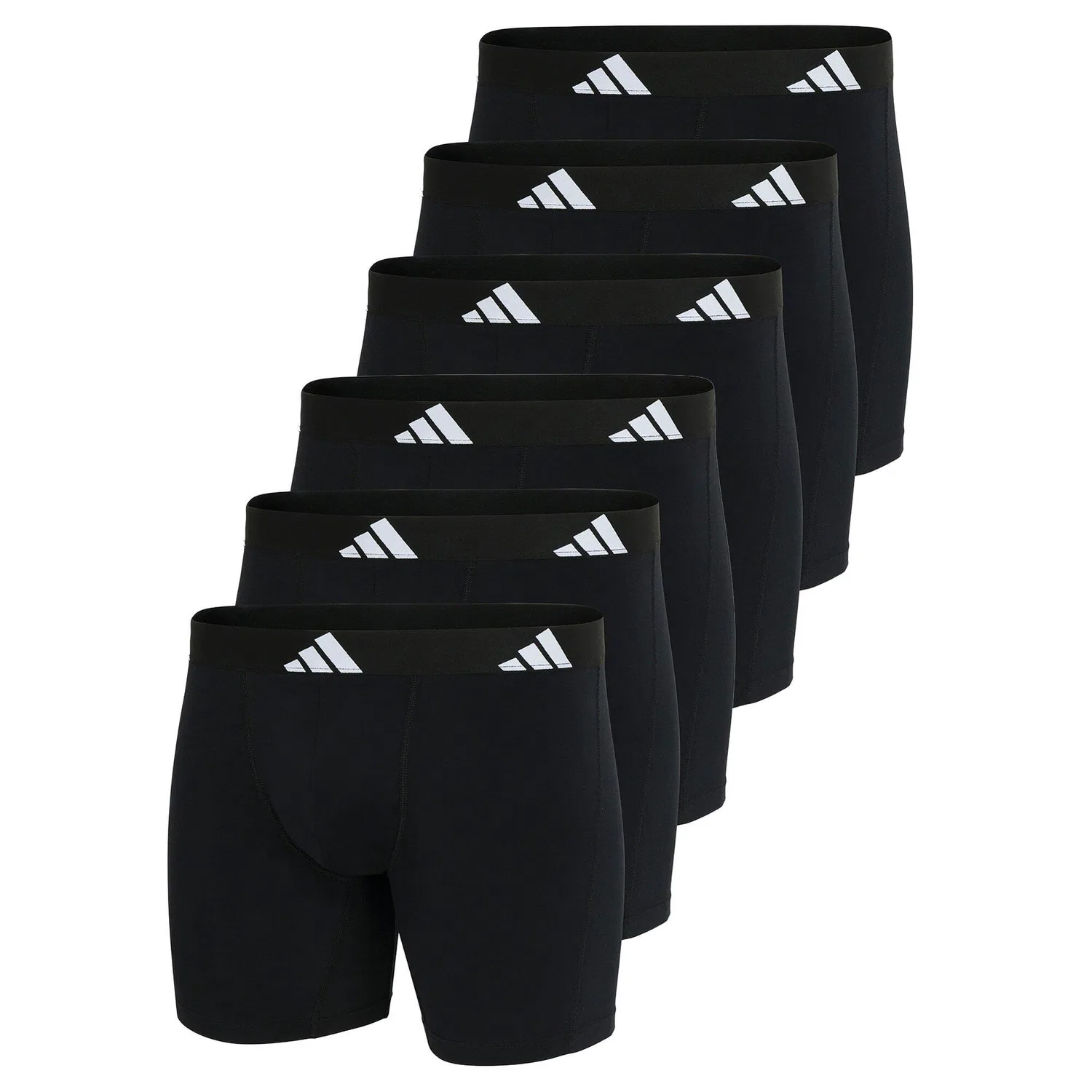 Мужские боксеры с принтом Active Flex Cotton Adidas, Schwarz