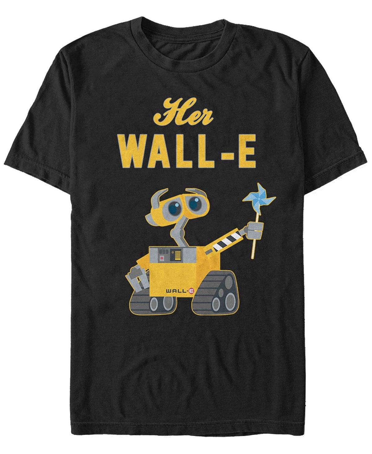 

Мужская футболка wall-e hers disney pixar с коротким рукавом Fifth Sun, черный