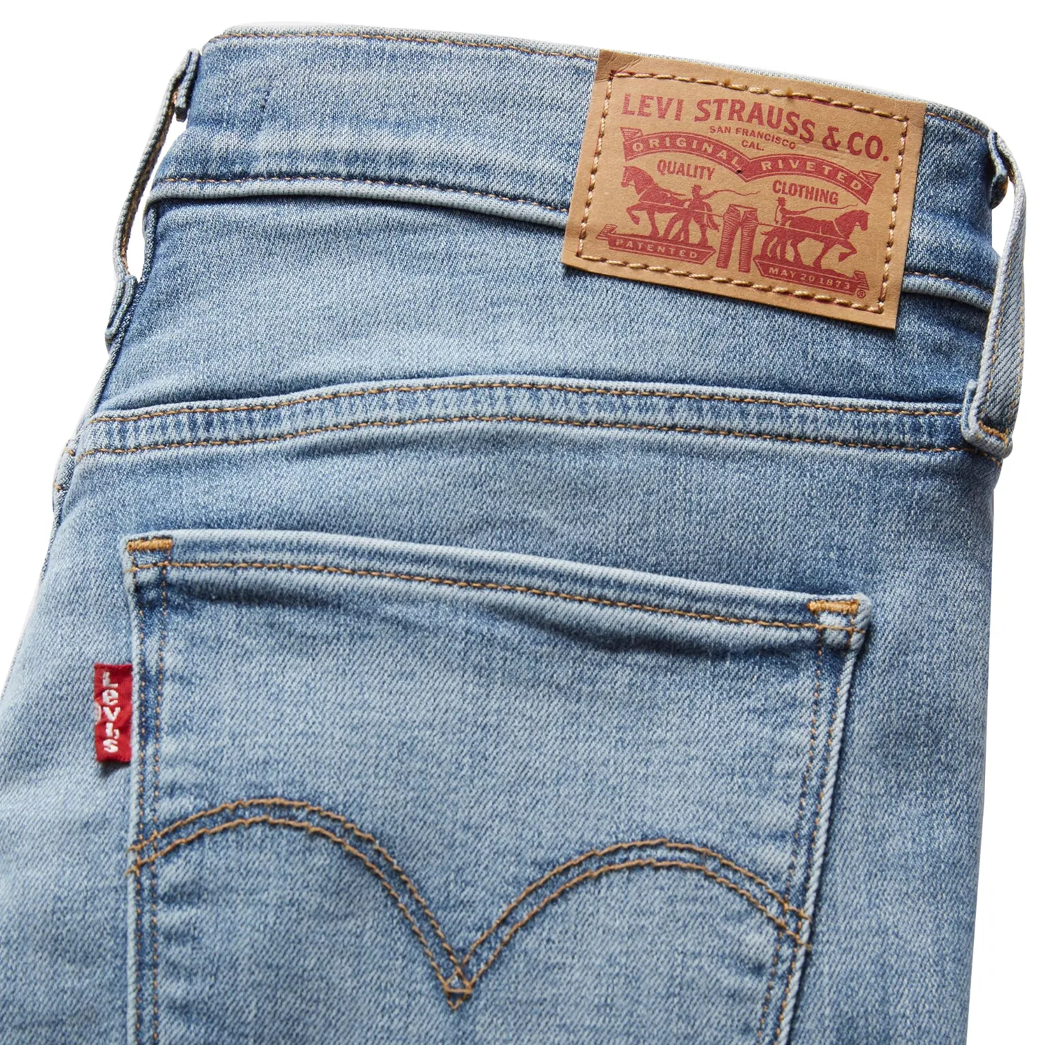 Женские джинсы суперскинни Levi's 310 Shaping, Off Kilter Clean Hem — фото 3