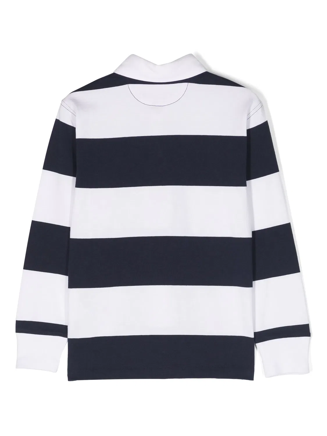 Поло с логотипом и полосками Polo Ralph Lauren, белый — фото 3