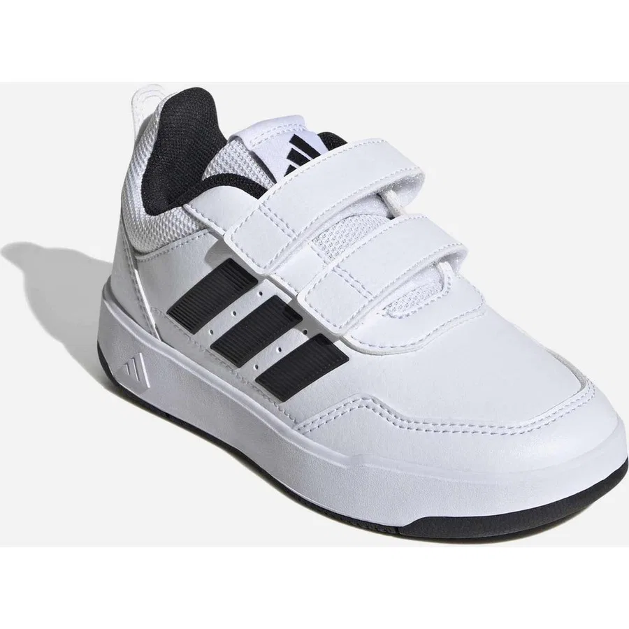 Детские спортивные кроссовки с закрытым носком adidas Tensaur Sport 3.0, Бело-черный — фото 3