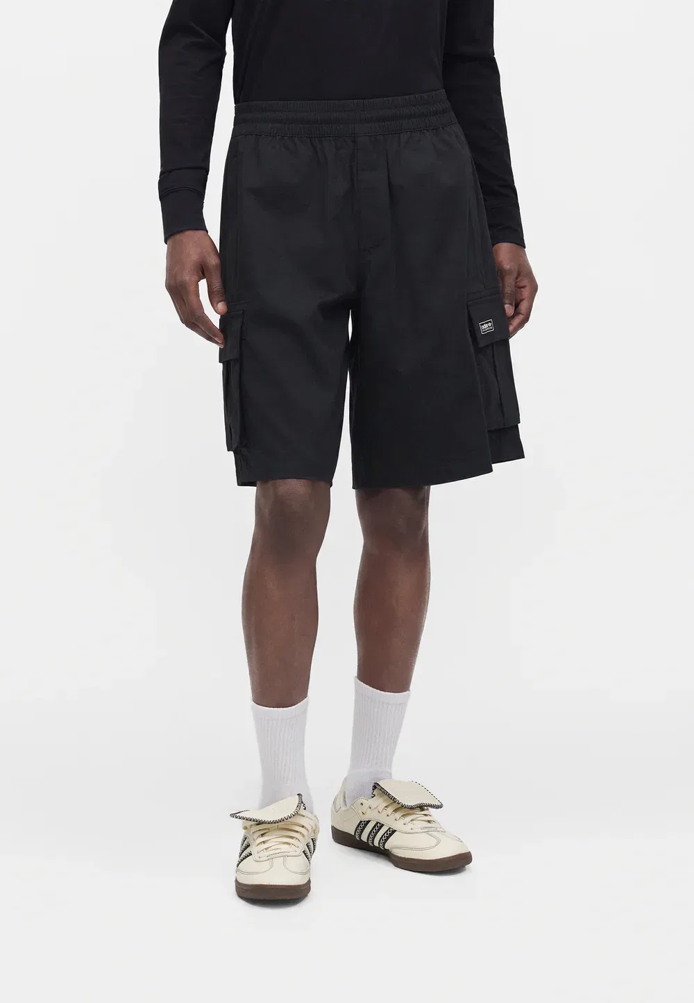 Скейтбординг - шорты Adidas Originals, Black