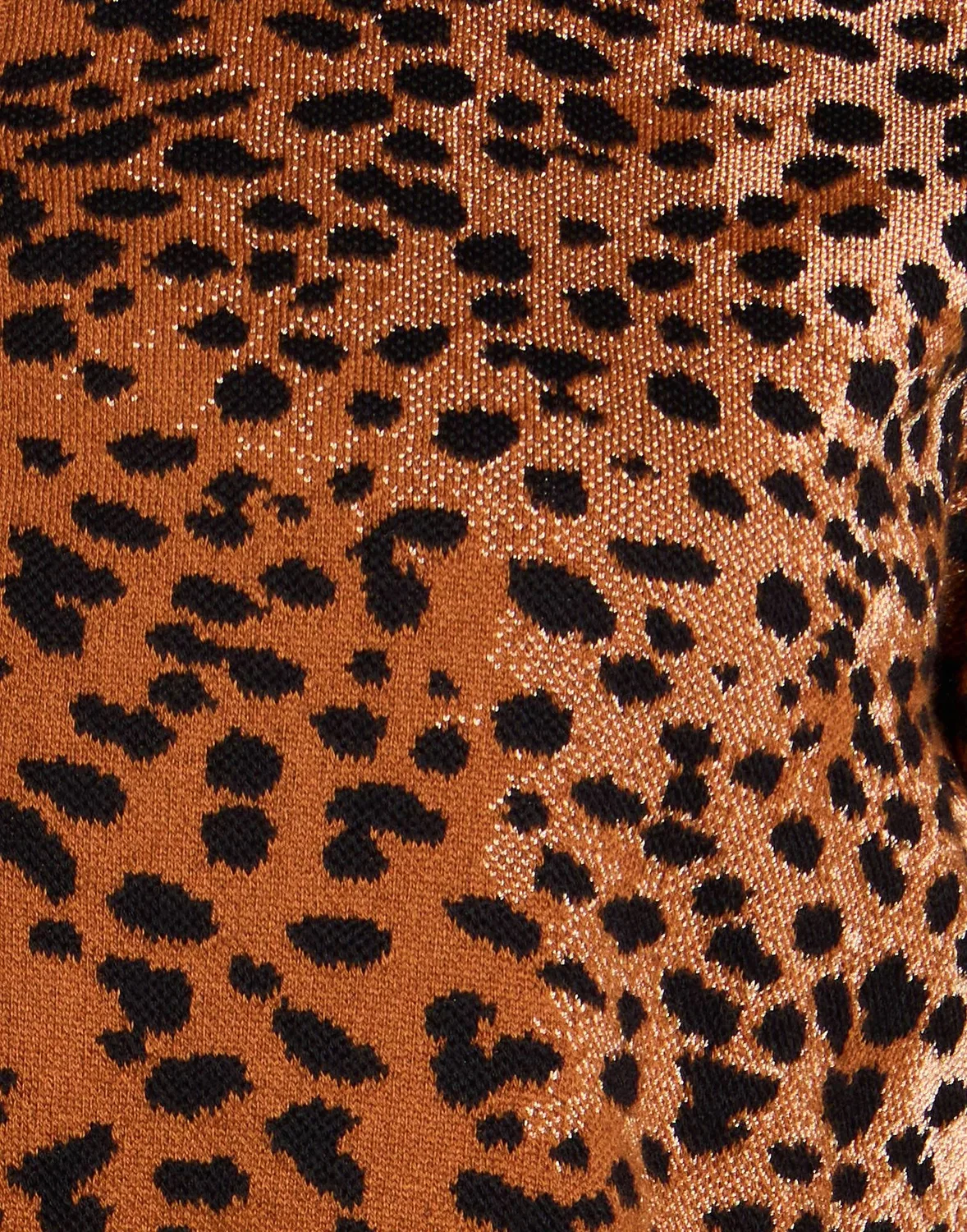 Женский кардиган с принтом Leopard Print Versace, коричневый — фото 4