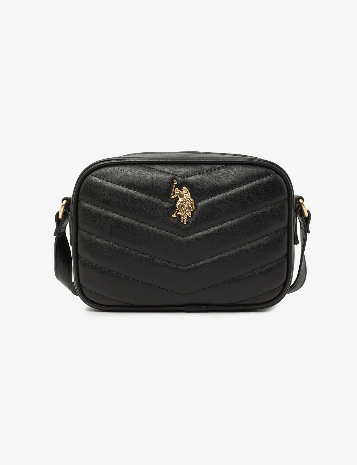 

Сумка U.S. Polo Assn Quilted V Crossbody, черный