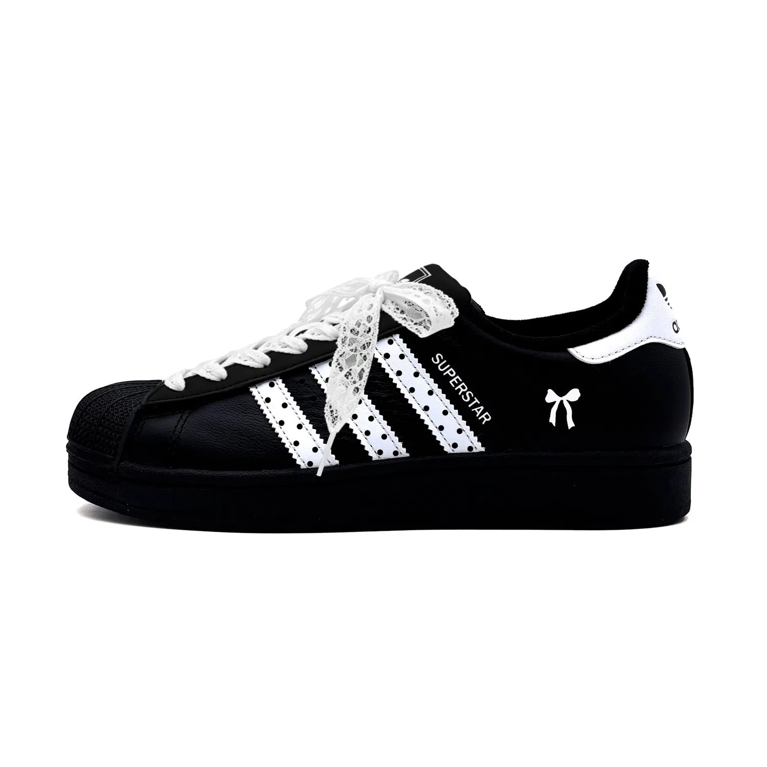 Детские кеды для скейтбординга Superstar 2 Adidas Originals, Black — фото 3