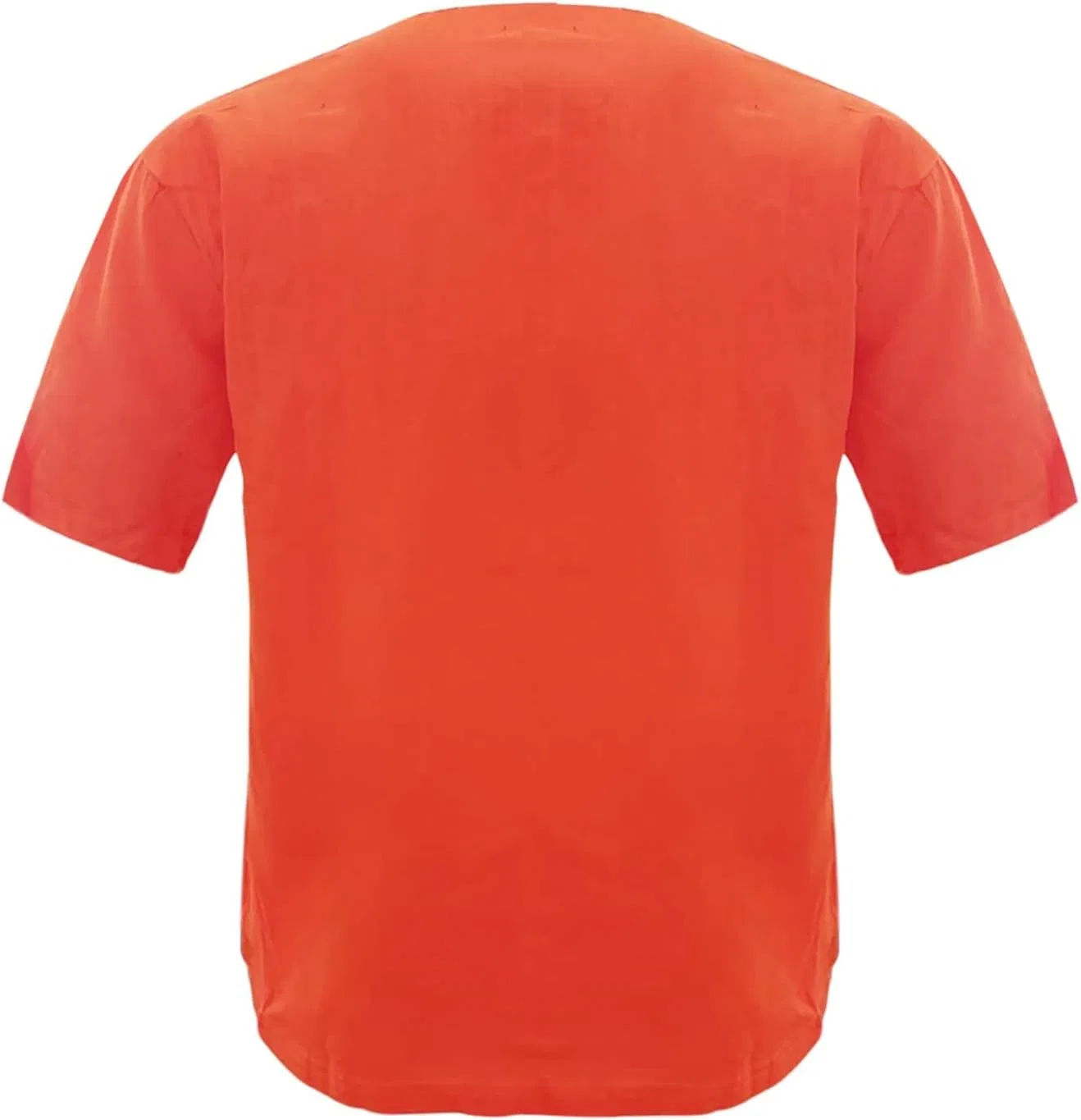 Мужская футболка с V-образным вырезом Classic Basic Plain Comfy, Orange — фото 3