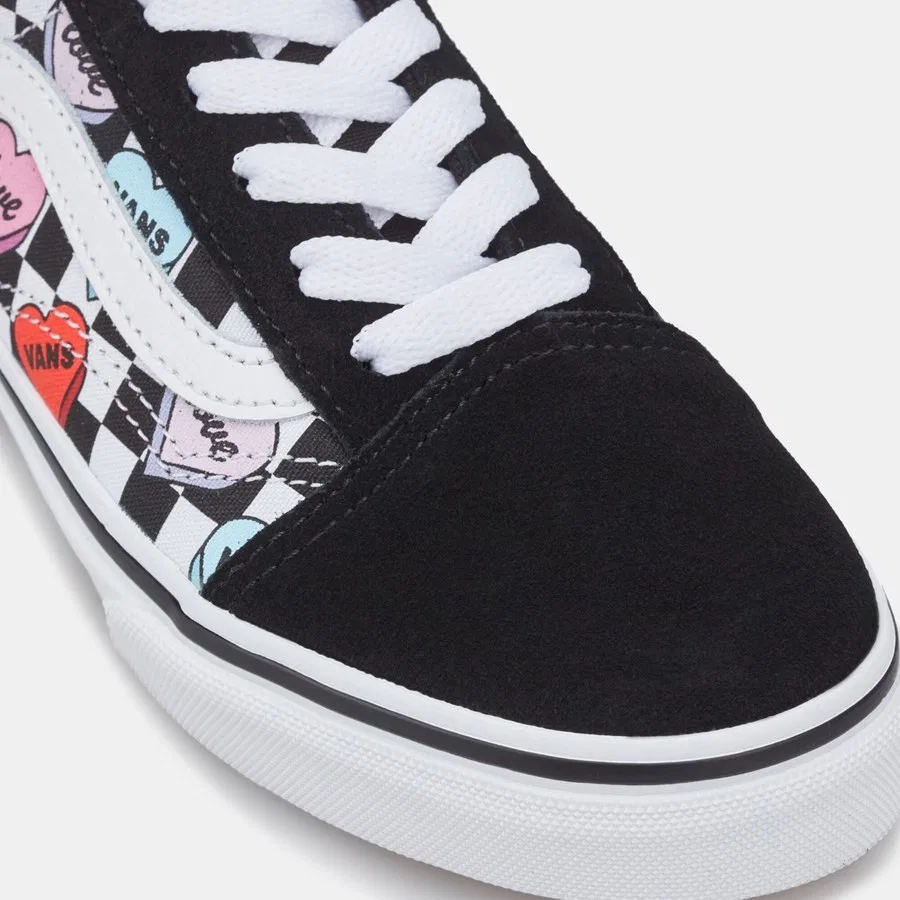 Детские кроссовки с принтом Candy Hearts Vans, Без цвета — фото 3
