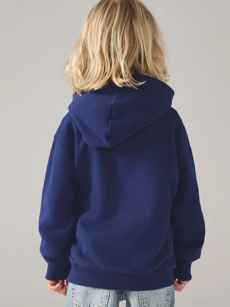 Толстовка Superdry & Co темно-синего цвета — фото 3