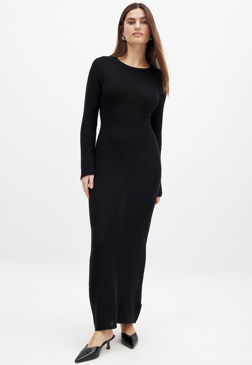 

Платье-джемпер OPEN BACK - Maxi dress NA-KD, черный