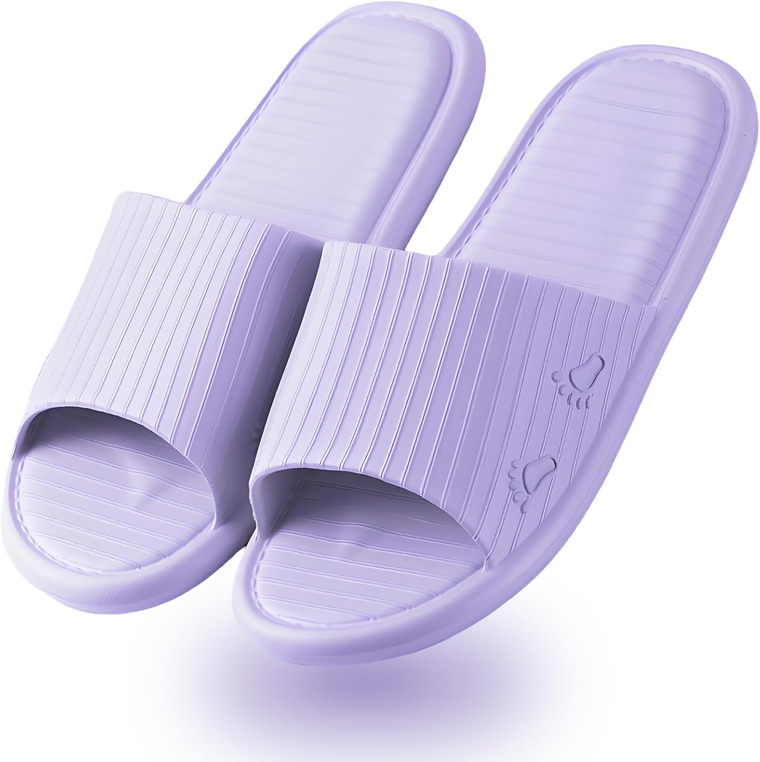 

Комфортные шлепанцы для душа AYYDMY, легкие мягкие домашние шлепанцы EVA, нескользящая обувь для ванной для женщин и мужчин, удобные сандалии с подушкой для гостиной, бассейна, спортзала, СПА, интерьера и студенческого общежития, фиолетовый