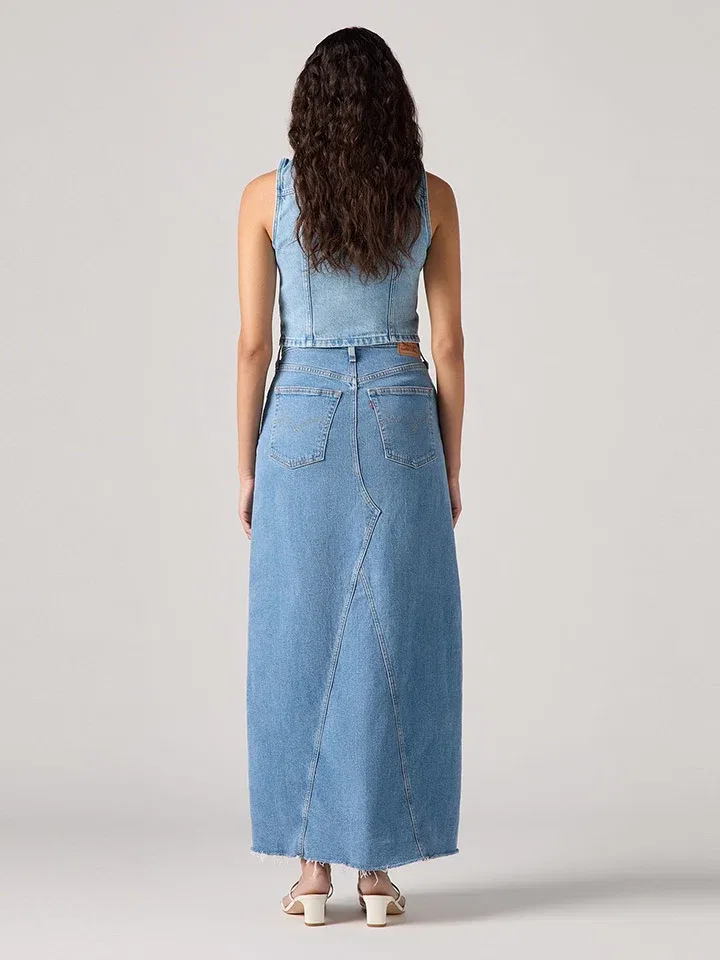 Джинсовая юбка миди Levi's, Blue — фото 2