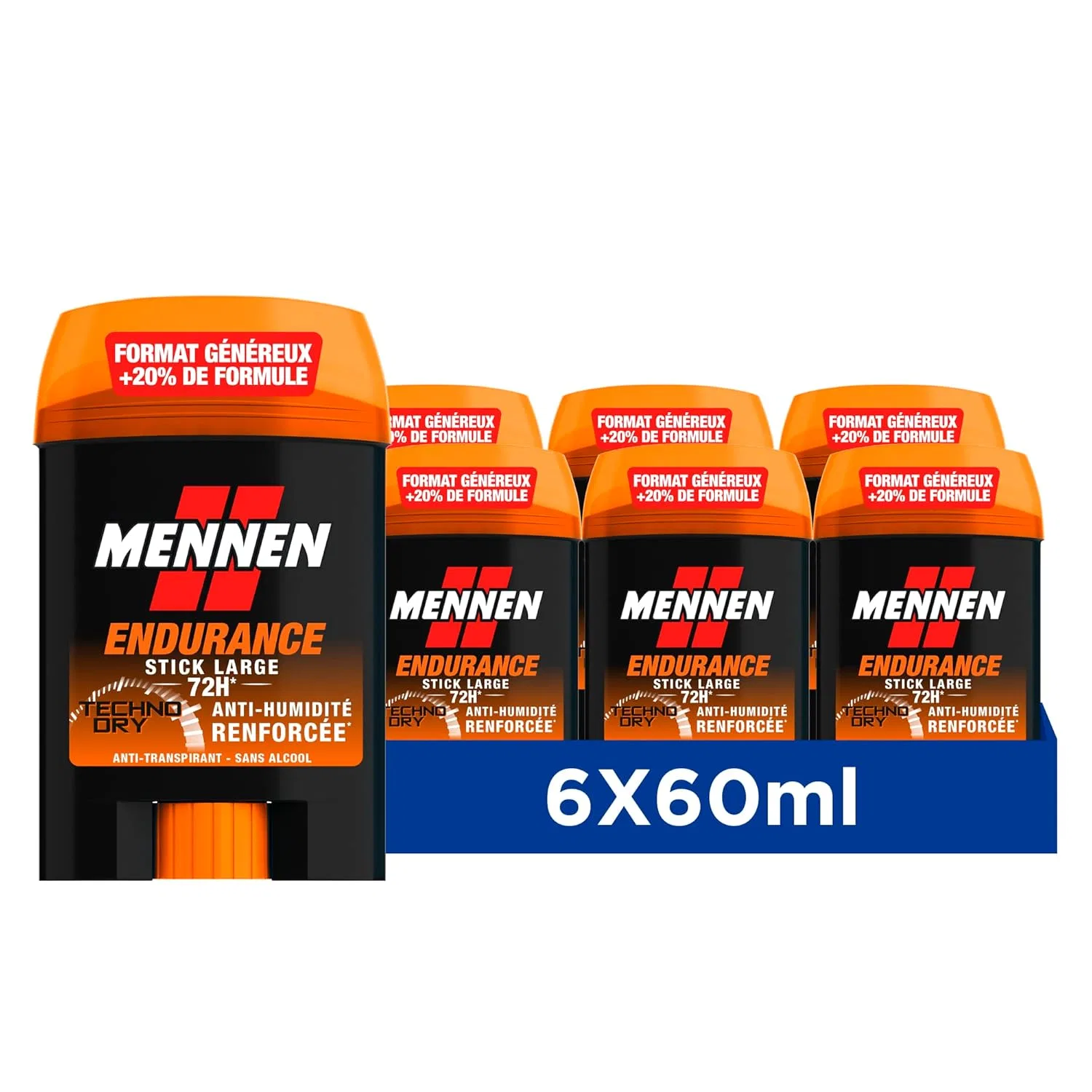Дезодорант-стик Mennen Endurance, 6 шт, 650 г, Fra che