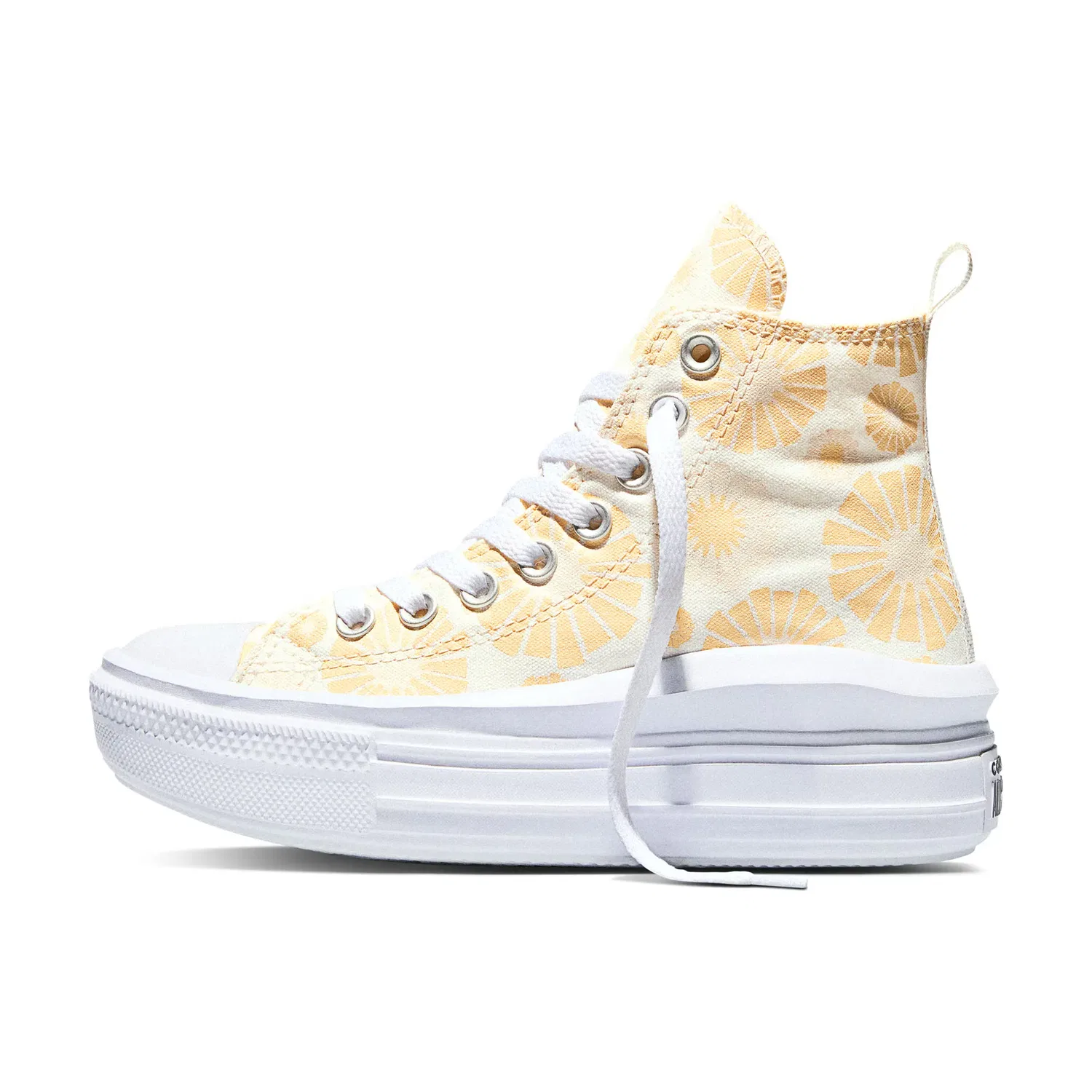 Детские кеды с принтом Chuck Taylor All Star Move Sunny Side Up Converse, Natural — фото 3