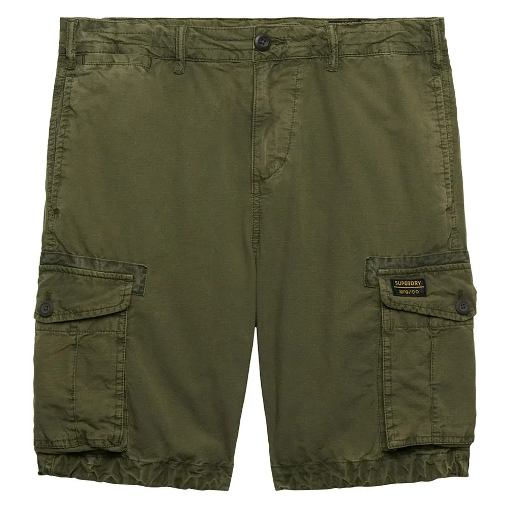 Шорты карго Parachute Light Superdry, зеленый — фото 3