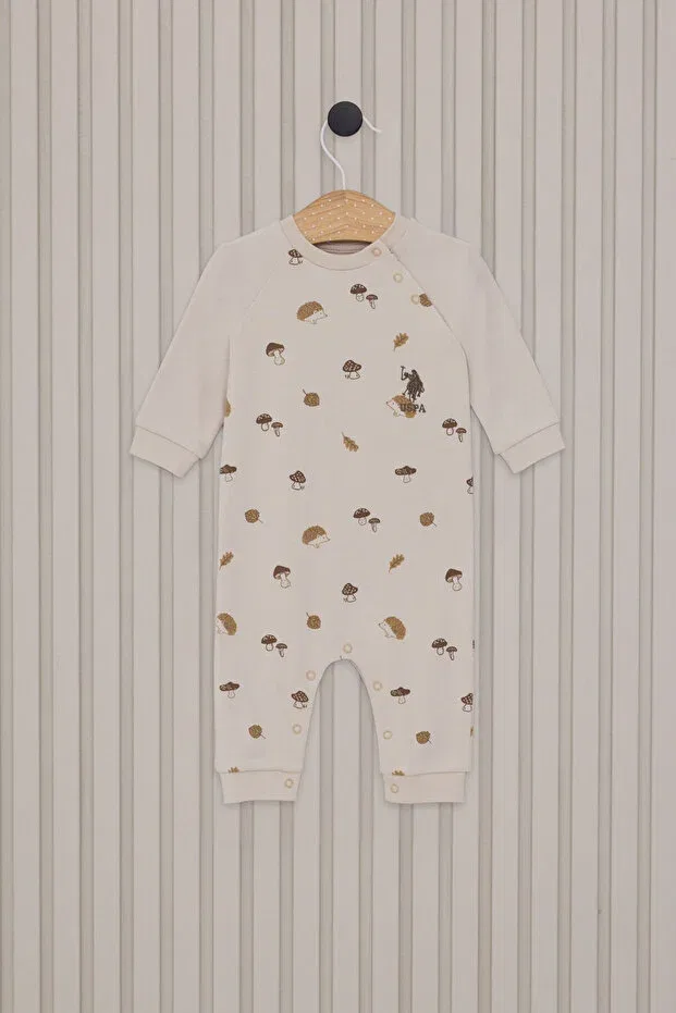 Детский комбинезон для мальчиков с коротким рукавом U.S. Polo Assn., Nude Color