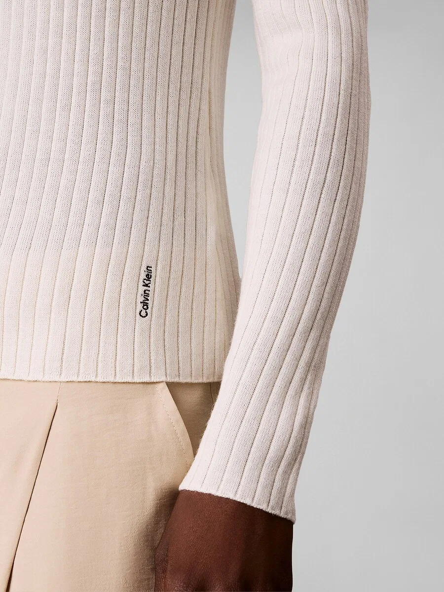 Свитер Calvin Klein розового цвета — фото 4
