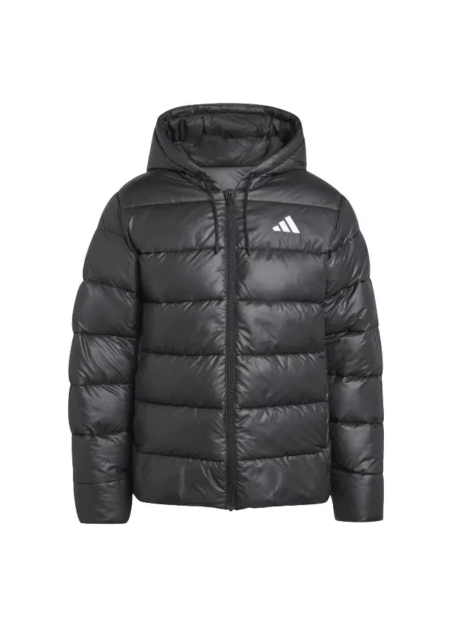 Куртка пуховая с капюшоном Essentials climawarm Adidas, черный