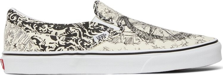 

Кеды Vans Classic Slip-On Ouroboros, белый