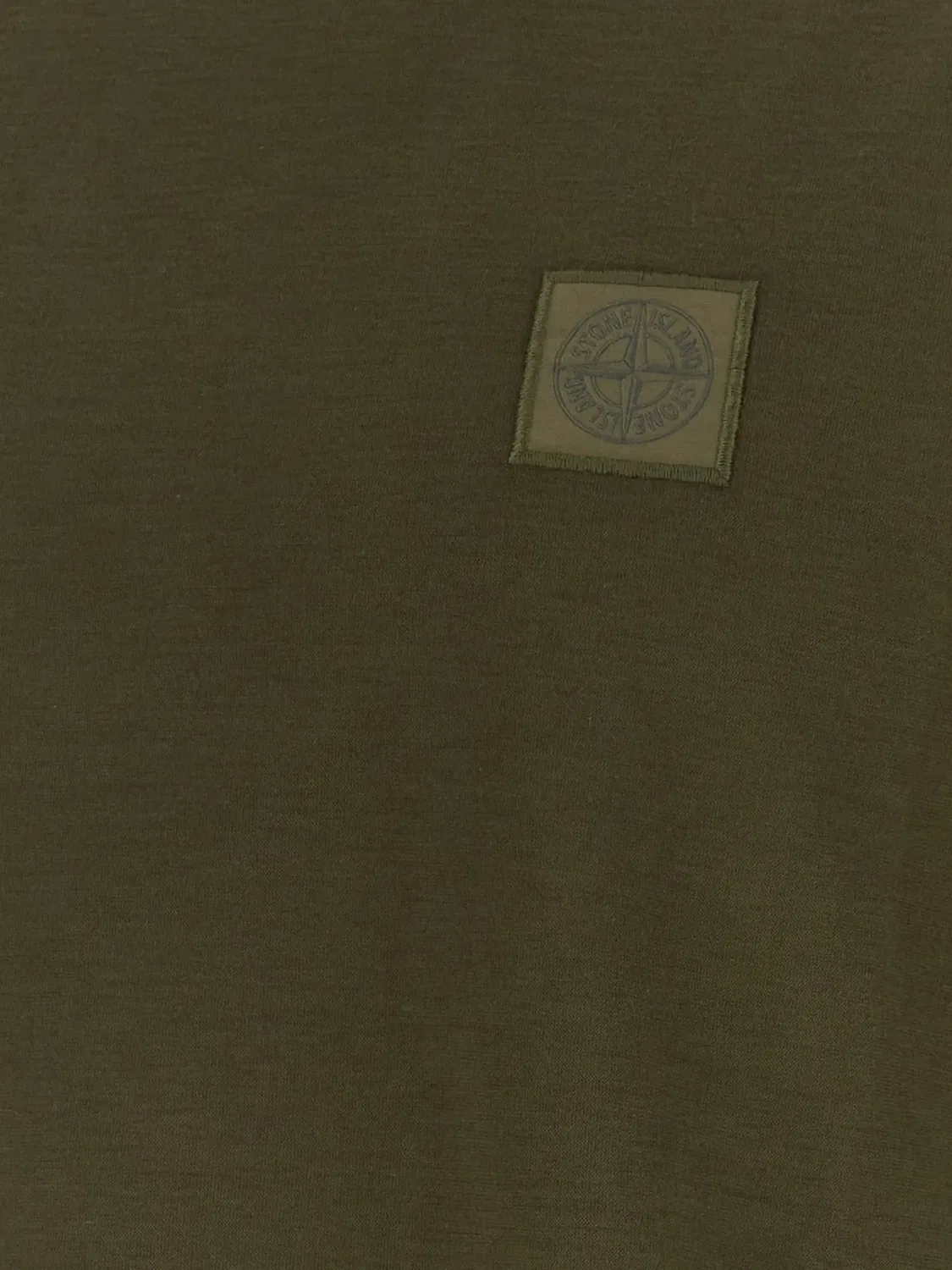 Лонгслив Ghost из органического хлопка Stone Island, зеленый — фото 3