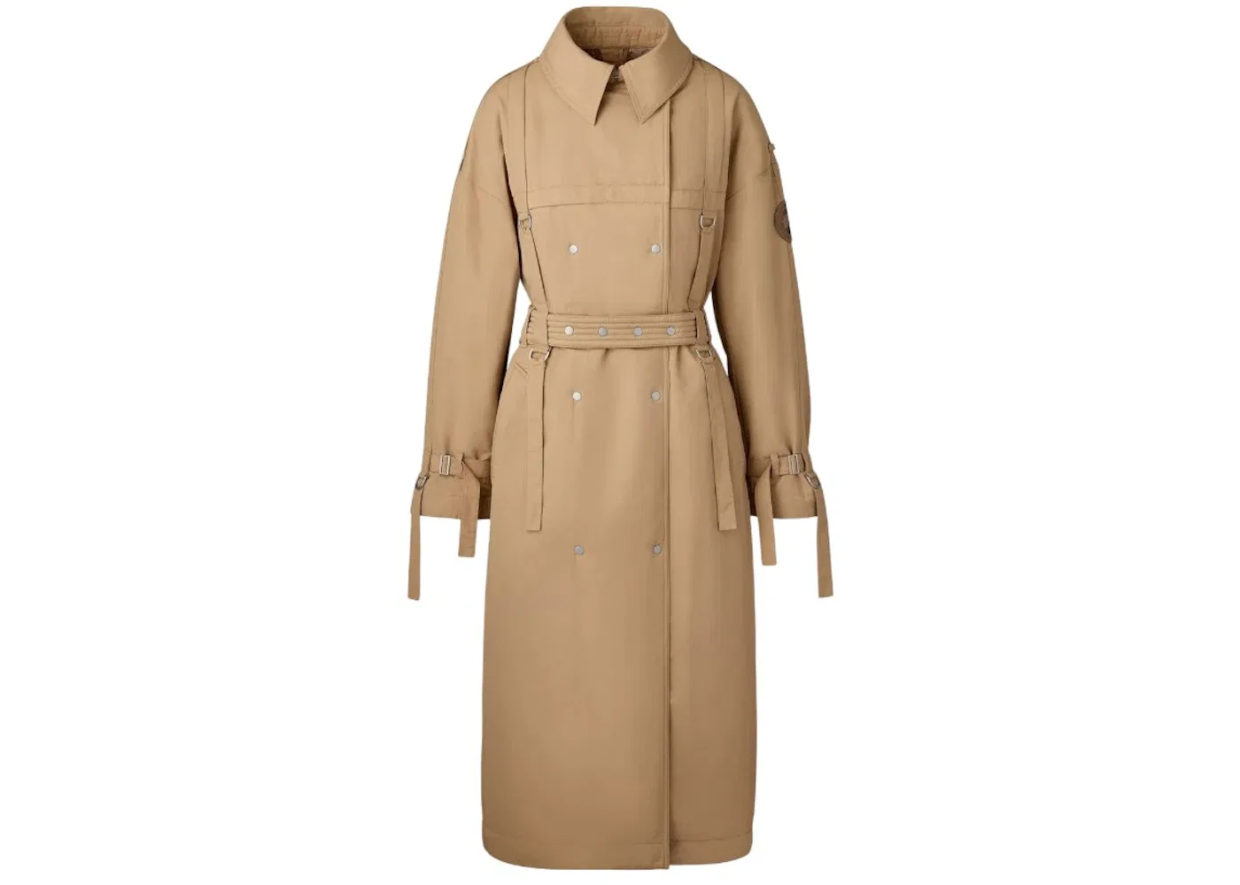 Женское пальто-тренч с ремнем Tan Strap Trench Coat Parka Jacket Canada Goose, Tan