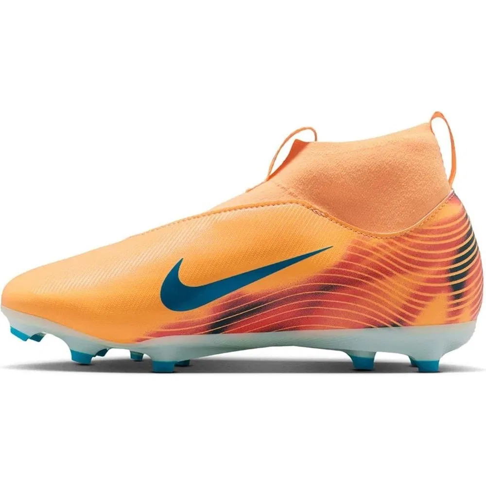 Детские футбольные бутсы для мальчиков с шнуровкой Turuncu Jr Zm Superfly 10 Acad Km Fgmg Nike — фото 2