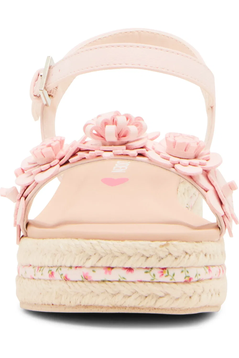 Детские сандалии с цветочными аппликациями Dori Steve Madden, Blush — фото 3