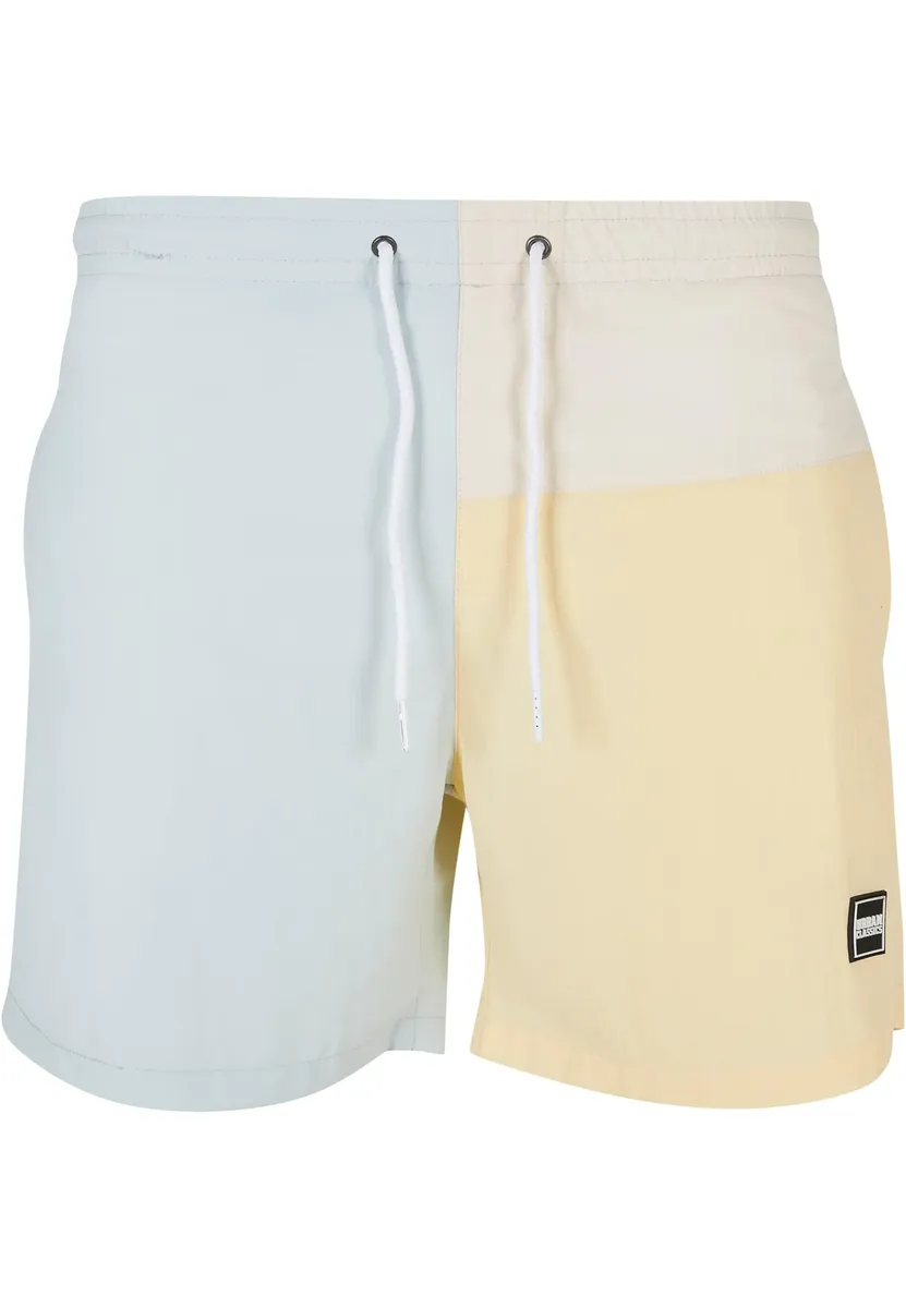 

Шорты для плавания URBAN CLASSICS " Urban Classics Men's 3 Block Swim Shorts", кремовый