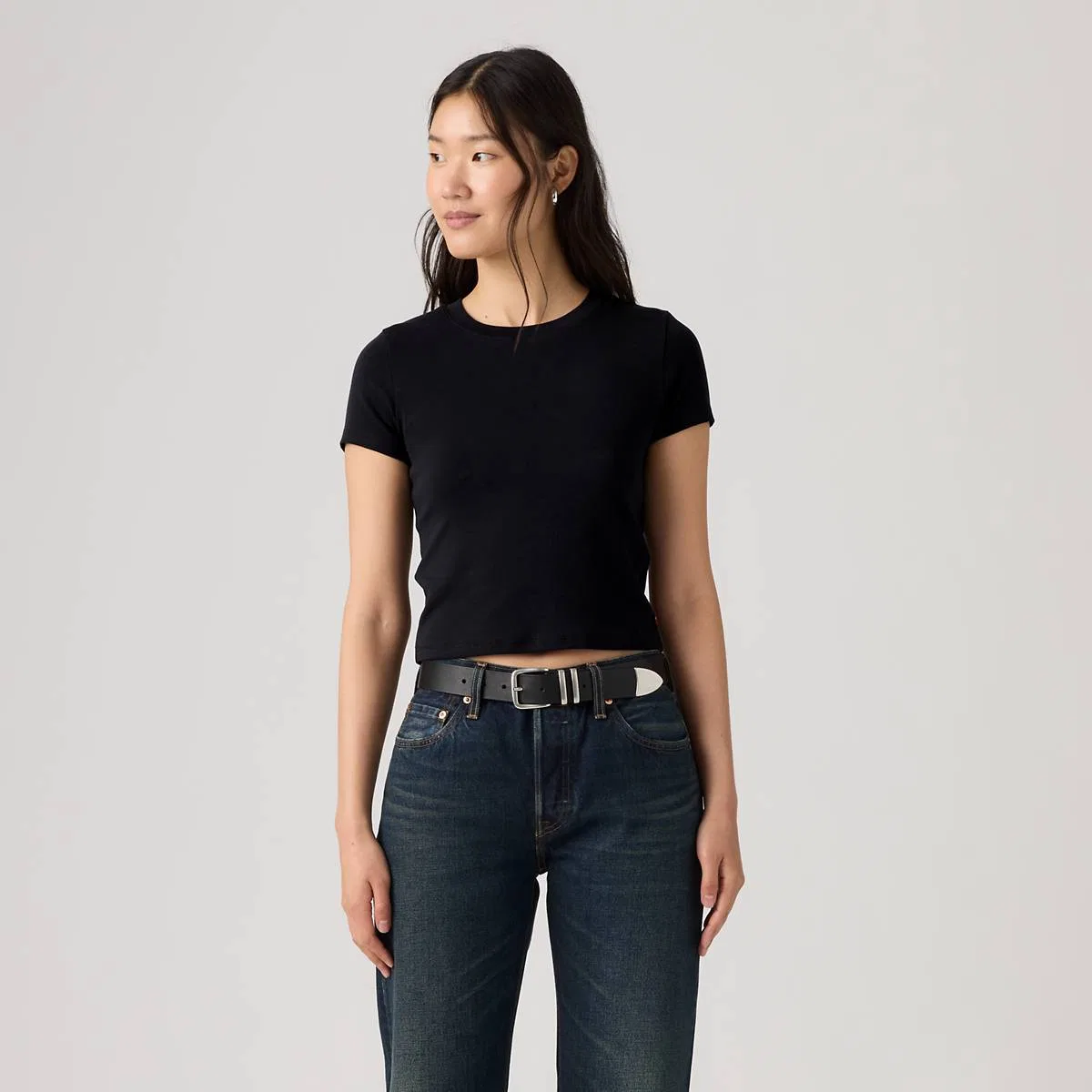 Незаменимая детская футболка Levi's, Anthracite Night - Black — фото 3