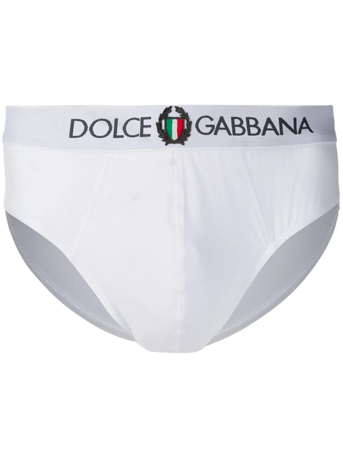 Брифы с Вышитым Логотипом Dolce & Gabbana, белый