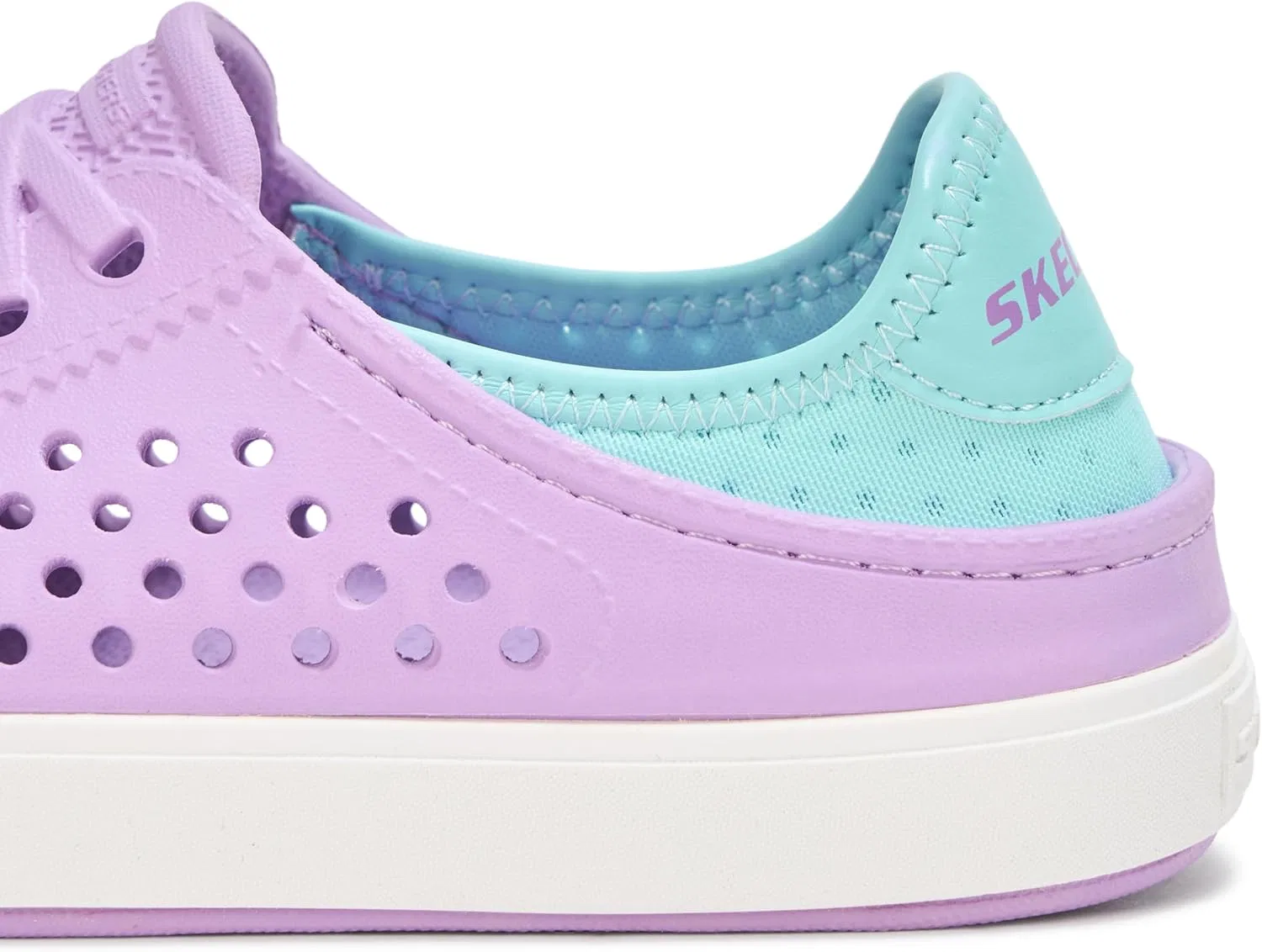 Детские кроссовки для девочек Breezy Steps Foamies Skechers, Lavender/Aqua — фото 4