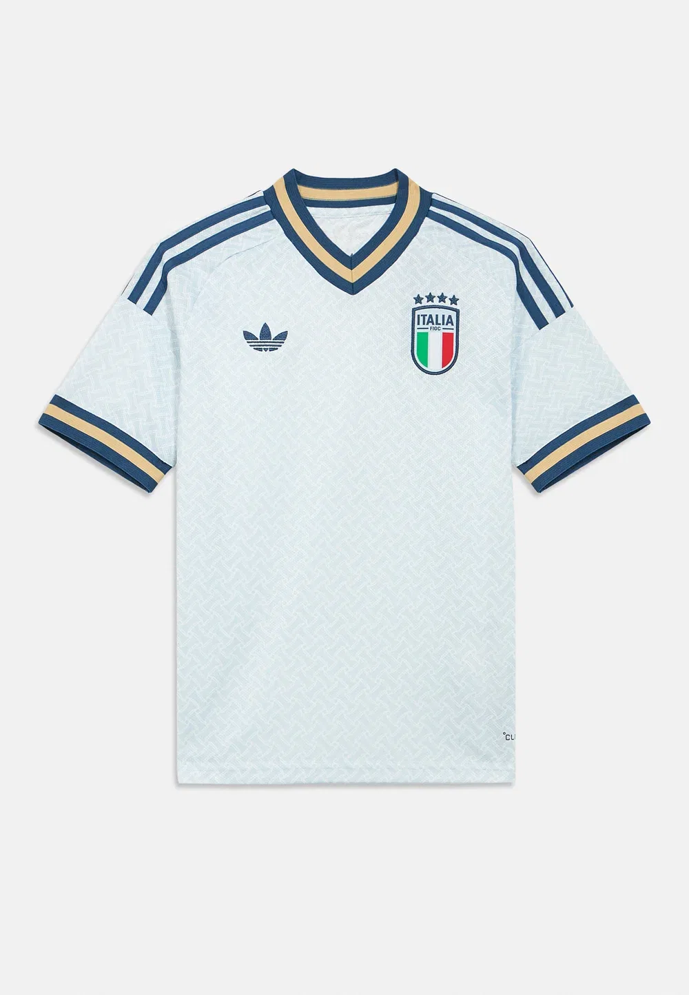 Выездная футболка сборной Италии - футбольная майка Adidas Originals, Aero Blue — фото 3