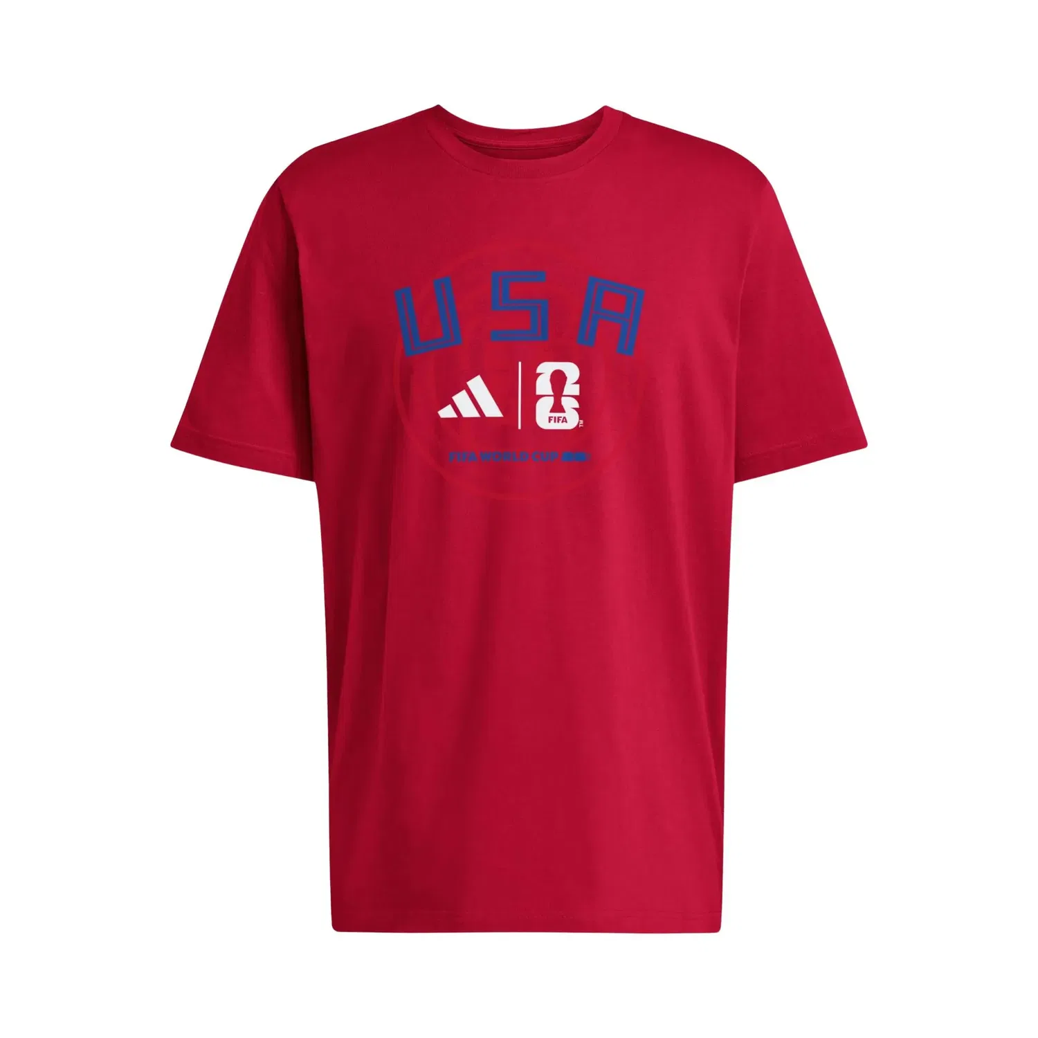 Футболка Adidas FIFA World Cup 26 Qualifier Tee Usa, красный