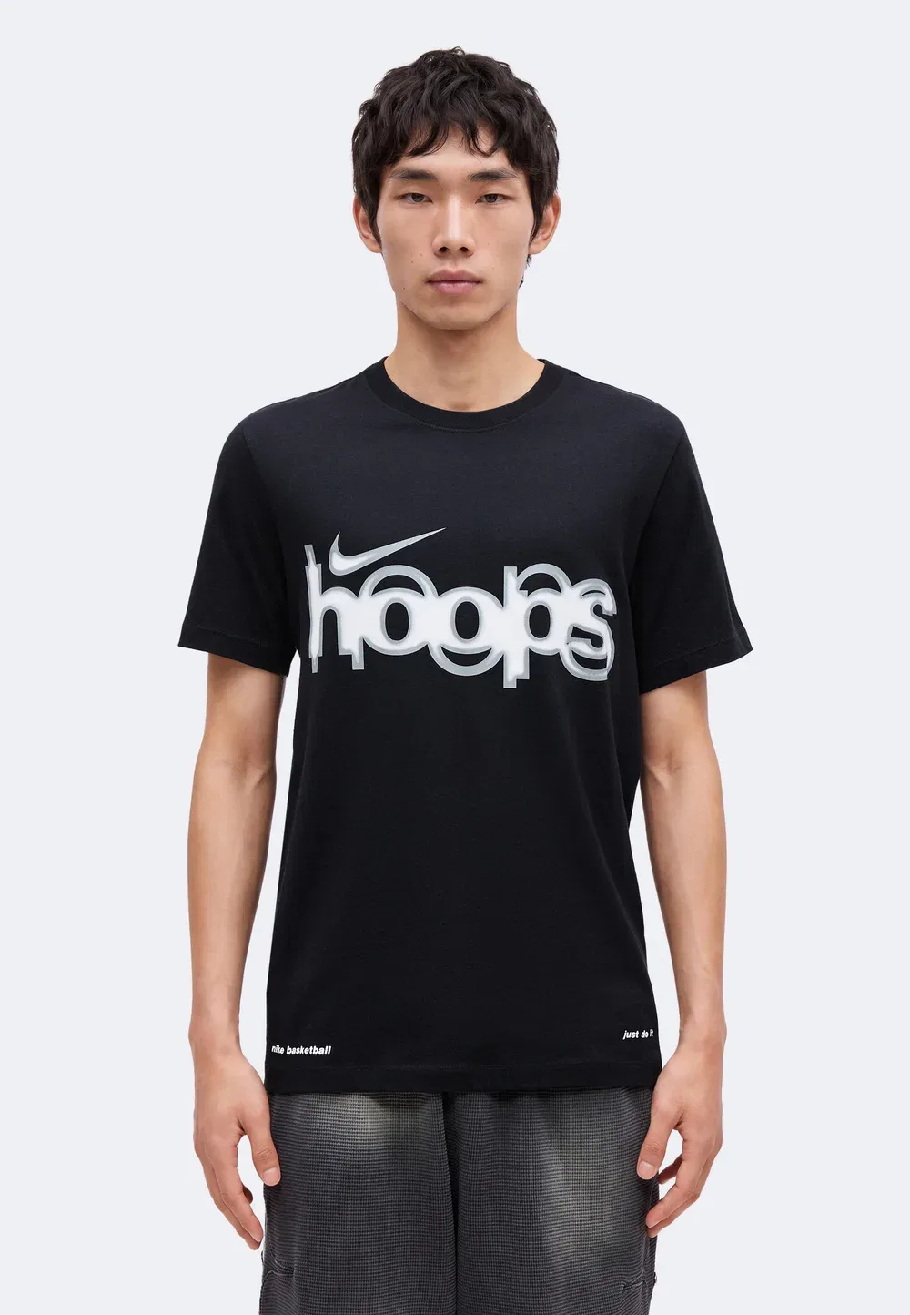 Футболка с принтом Tee asbury hoops Nike Performance, Black