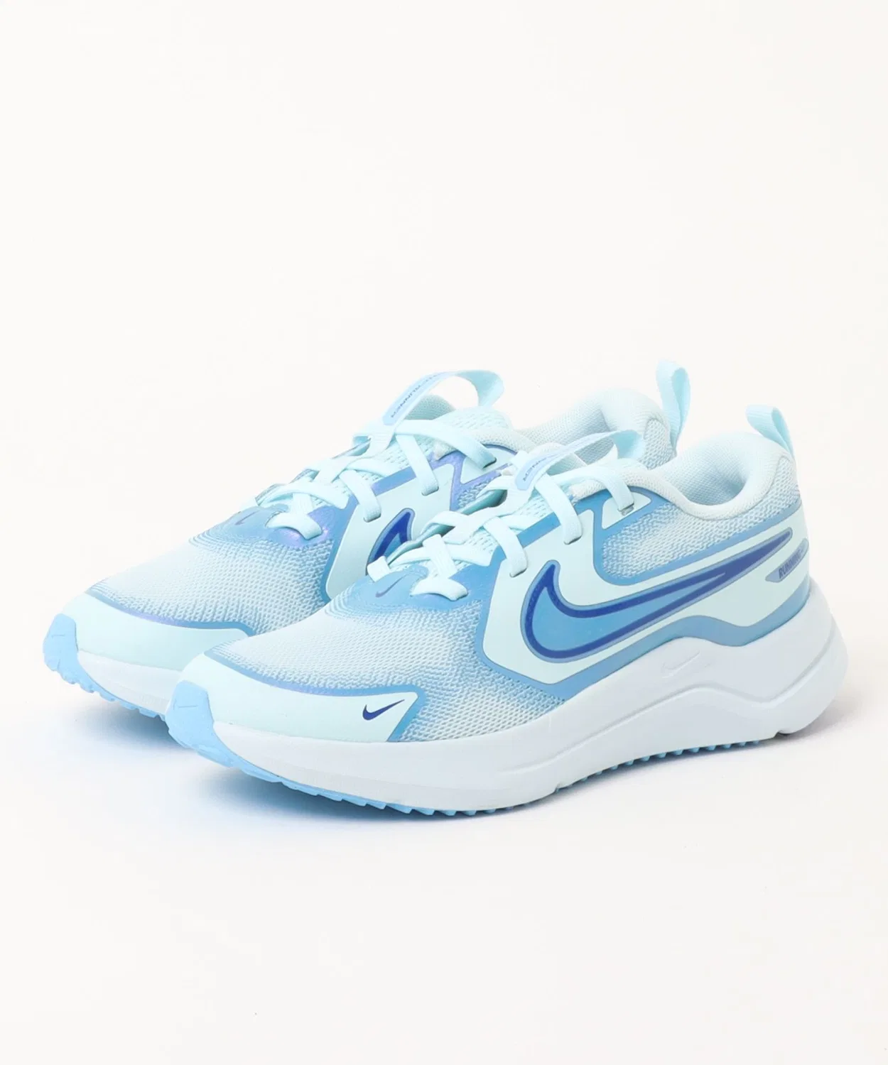 Детские кроссовки с шнуровкой COSMIC RUNNER SE 3 GS NIKE, Glacier Blue/Racer Blue