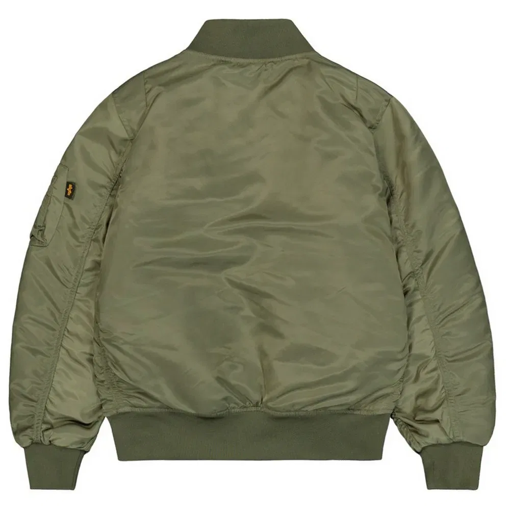Детская куртка-бомбер MA-1 K Alpha industries, Green — фото 2
